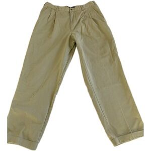 Vintage Timberland Weathergear Double pleated chino pants Men Sz 35 khaki Casual